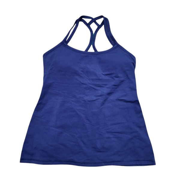 NWT Nancy Rose Performance Vitality Blue Tank Top Size 8 - Picture 1 of 7